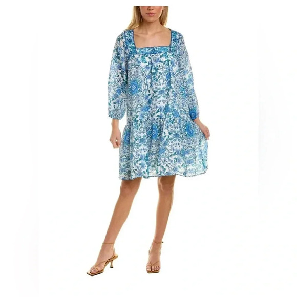 Johnny Was Womens Leilani Mini Dress Multi - Picture 1 of 5